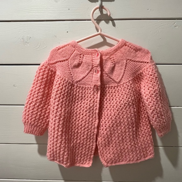handmade Other - 👶 handmade cardigan knitted for little girl 🌸💓